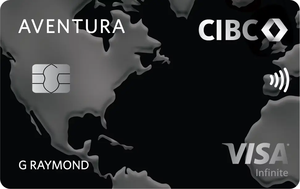 CIBC Aventura Visa Infinite: Welcome bonus of up to 45,000 Aventura points